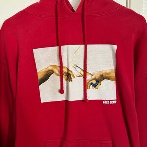 Full Send Red Graphic Hoodie
